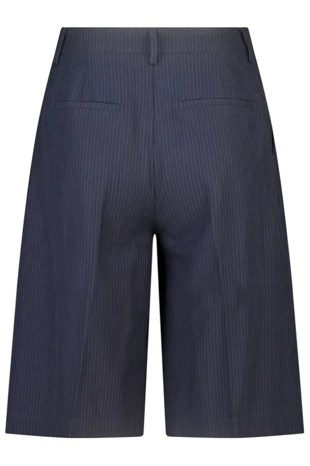 Bermuda Nalia regular loose fit bermuda met medium waist