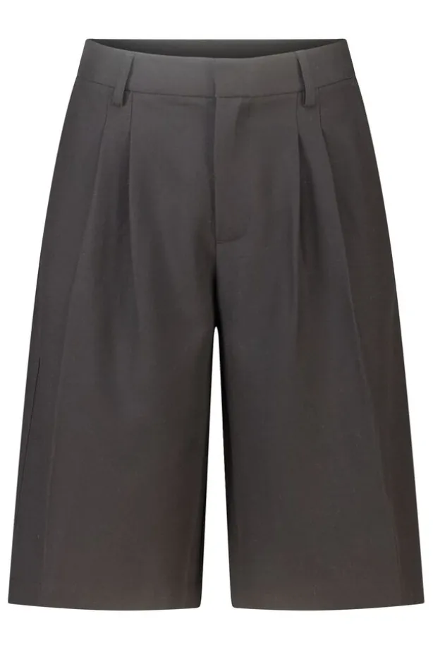 Bermuda Nalia regular loose fit bermuda met medium waist