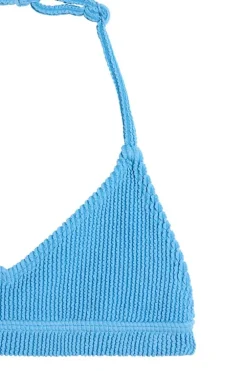 Bikiniset Lily Jr lichtblauwe gestructureerde bikiniset