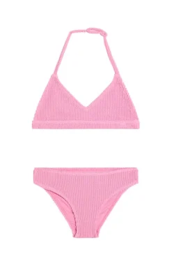 Bikiniset Lily Jr roze gestructureerde bikiniset