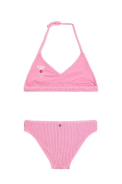 Bikiniset Lily Jr roze gestructureerde bikiniset