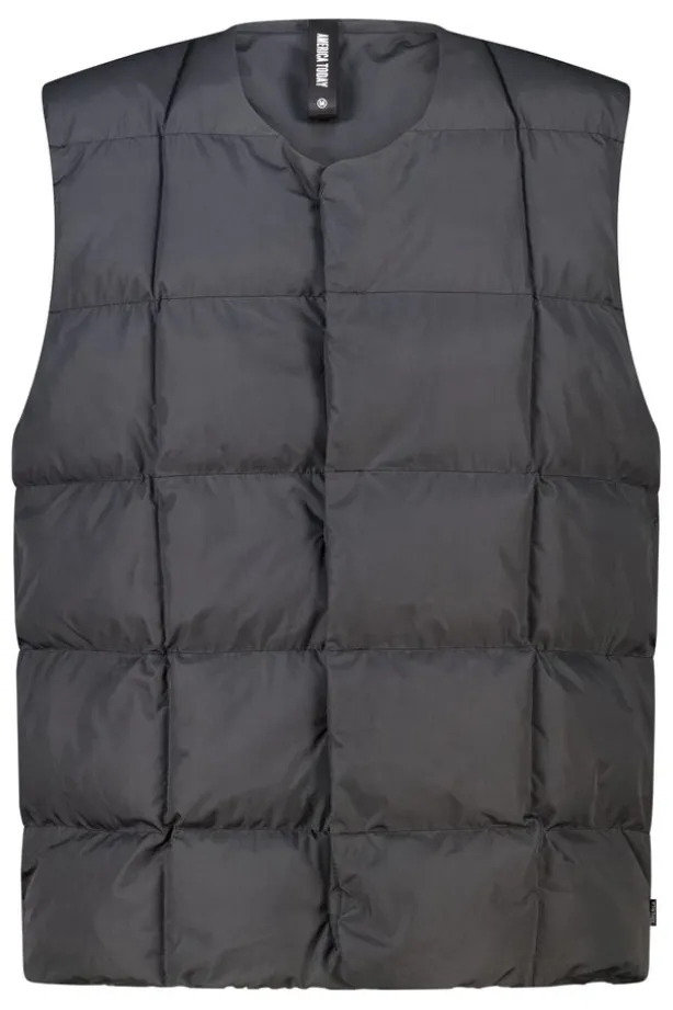 Bodywarmer Jean bodywarmer met drukknoopsluiting en binnenzak