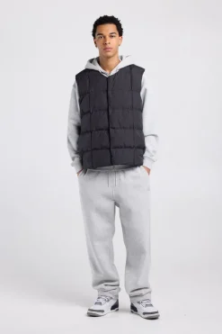 Bodywarmer Jean bodywarmer met drukknoopsluiting en binnenzak