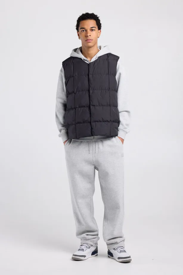 Bodywarmer Jean bodywarmer met drukknoopsluiting en binnenzak