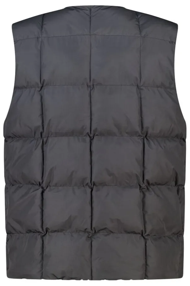Bodywarmer Jean bodywarmer met drukknoopsluiting en binnenzak