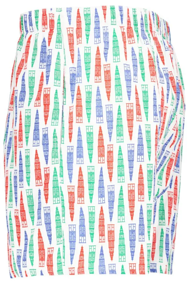Boxershort Thomas P Groningen Wijdvallende boxer met elastische tailleband en unieke prints geïnspireerd op Groningen