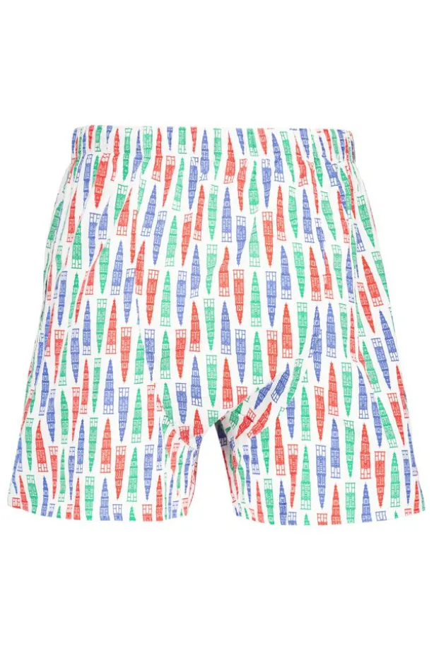 Boxershort Thomas P Groningen Wijdvallende boxer met elastische tailleband en unieke prints geïnspireerd op Groningen
