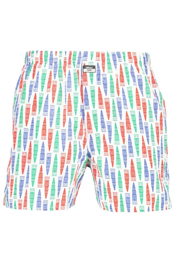 Boxershort Thomas P Groningen Wijdvallende boxer met elastische tailleband en unieke prints geïnspireerd op Groningen