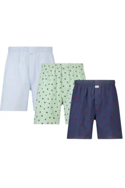 Boxershort Thomas 3P 3-pack boxershorts met all-over print