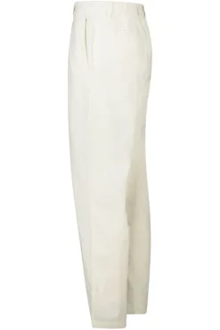 Broek Patrick straight fit linnen broek met elastische tailleband