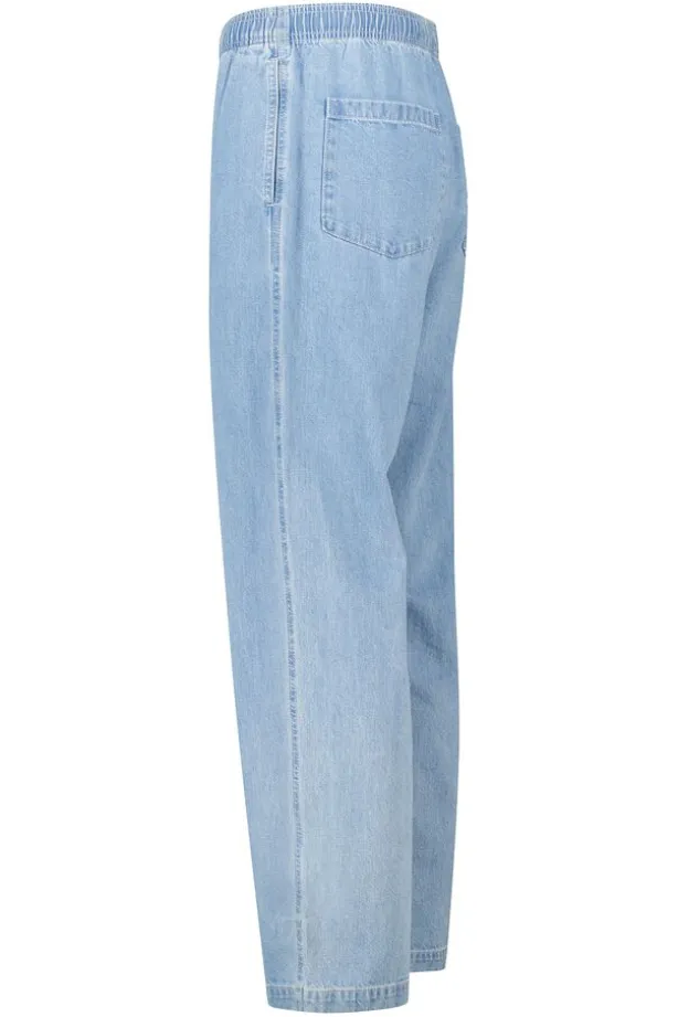 Broek Peter relaxed fit broek met elastische tailleband en trekkoord