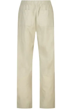 Broek Phillon straight fit linnen broek met elastische tailleband