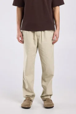 Broek Phillon straight fit linnen broek met elastische tailleband