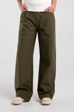 Broek Portia Jr wide leg broek met elastische waistband