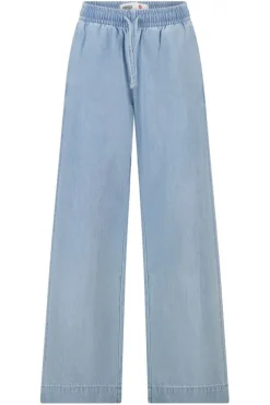 Broek Primrose Jr denim broek met elastische taille en koorden