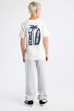 Caiden JR straight joggingspant Joggingspant met badge en trekkoord