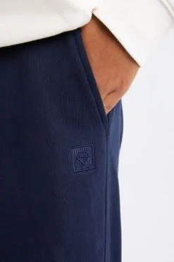 Caiden JR straight joggingspant Joggingspant met badge en trekkoord