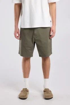 Chino short Niels regular fit met paspelzakken achter