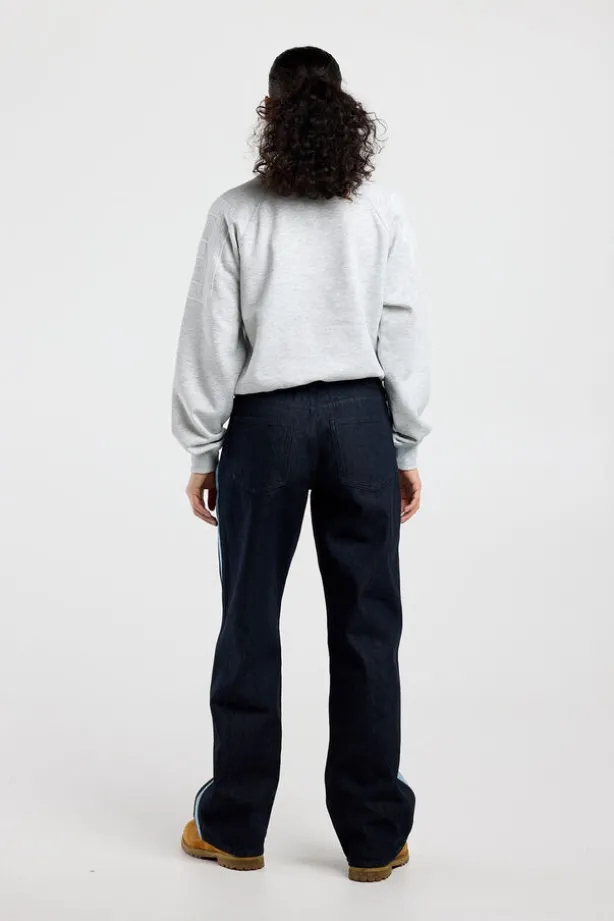 Crewneck sweater Sanny oversized crewneck met elastische zoom