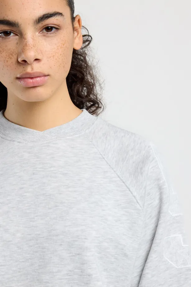 Crewneck sweater Sanny oversized crewneck met elastische zoom