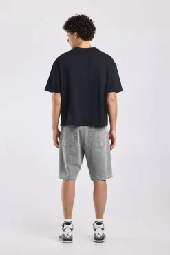 Denim short Nate relaxed fit met 5-pocket design