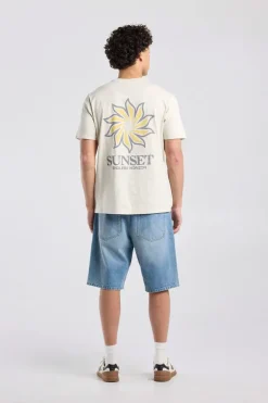 Denim short Nate relaxed fit met 5-pocket design