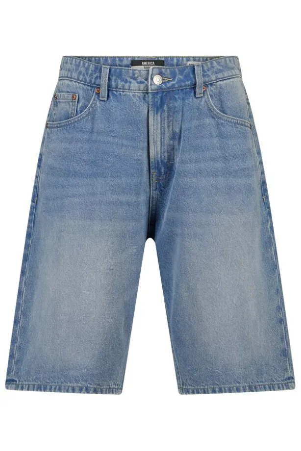 Denim short Nate relaxed fit met 5-pocket design