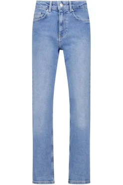 Dexter Jr jeans straight fit jeans met ritssluiting en stretch