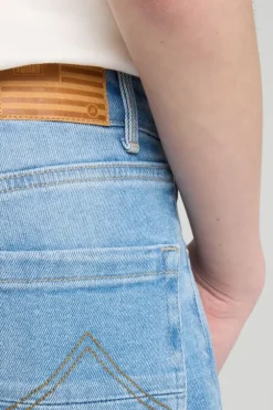 Dexter Jr jeans straight fit jeans met ritssluiting en stretch