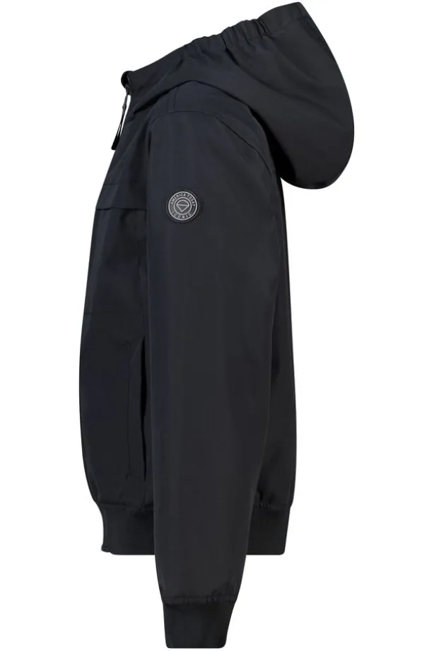 Hooded bomber Jarrell JR hooded bomberjack met borst en binnenzak