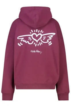 Hoodie Sabeau Hoodie met Keith Haring print