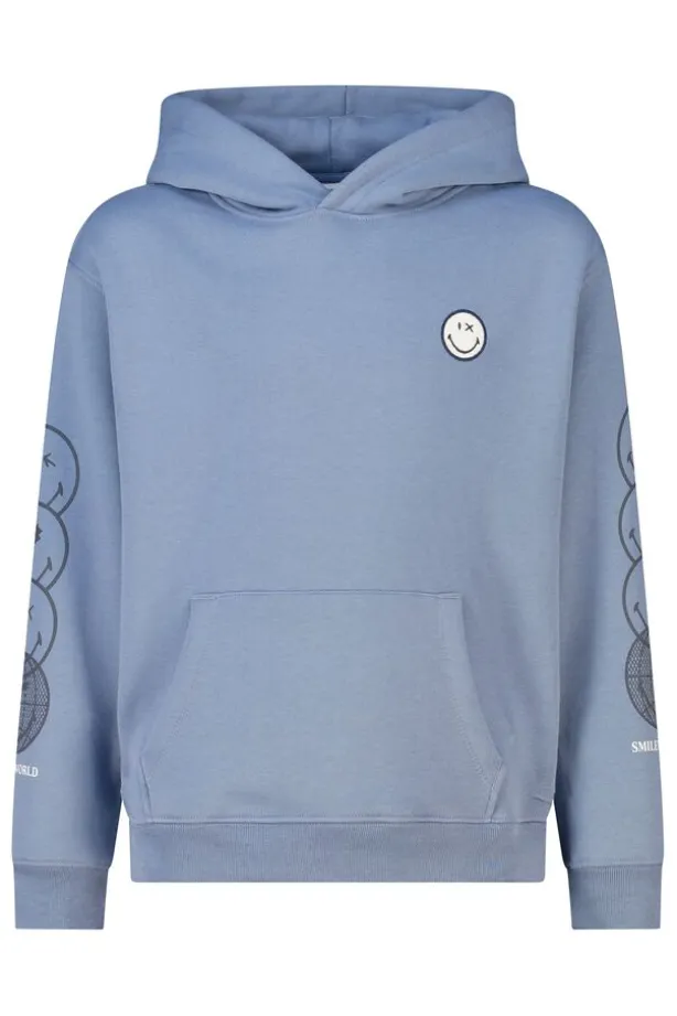 Hoodie Scout Jr relaxed fit Smileyworld™ hoodie met borduring
