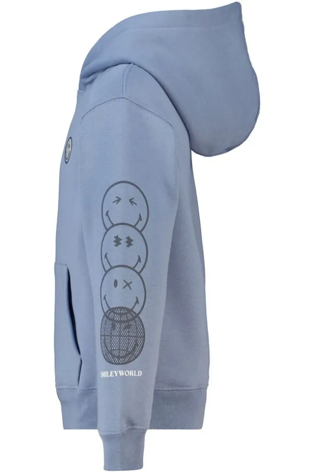 Hoodie Scout Jr relaxed fit Smileyworld™ hoodie met borduring