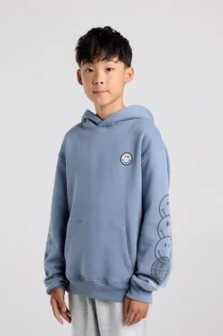 Hoodie Scout Jr relaxed fit Smileyworld™ hoodie met borduring
