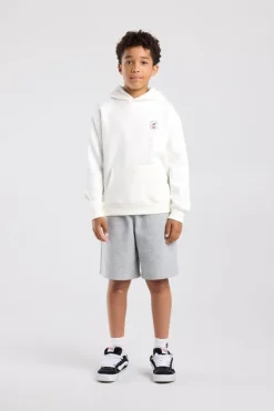 Hoodie Sebas jr regular fit hoodie met borduring en rugprint