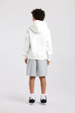 Hoodie Sebas jr regular fit hoodie met borduring en rugprint