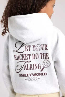 Hoodie Sharon Jr oversized Smileyworld™ hoodie met borduring op de borst