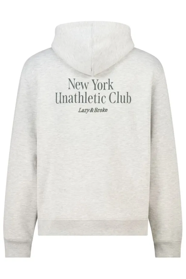 Hoodie Stenrelaxed fit hoodie van Lazy & Broke