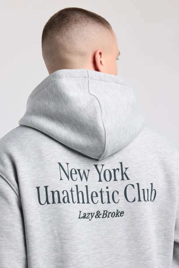 Hoodie Stenrelaxed fit hoodie van Lazy & Broke
