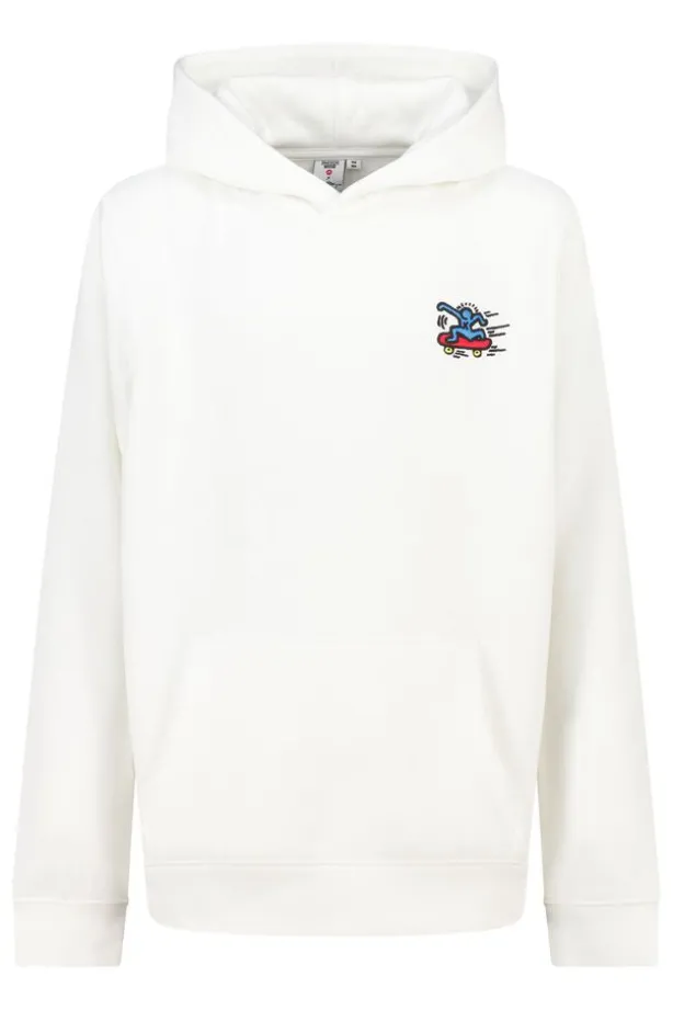 Hoodie Storm JR Hoodie met keith haring borduursel voor en achter