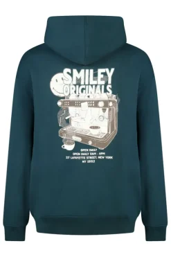 Hoodie Stuss relaxed fit hoodie met Smiley ™ artwork
