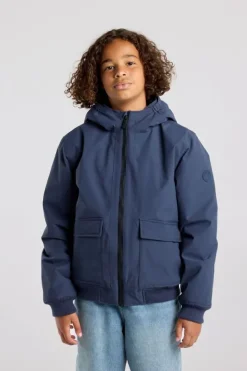 Jacket Jeffe Jr gevoerde bomber jacket met capuchon