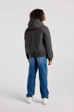 Jacket Jeffe Jr gevoerde bomber jacket met capuchon