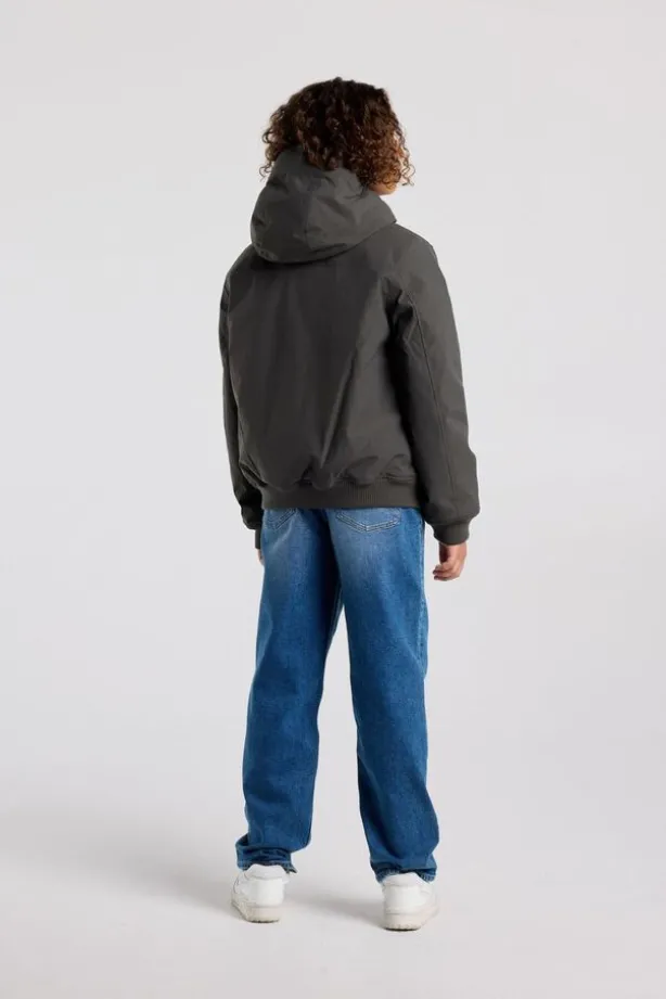 Jacket Jeffe Jr gevoerde bomber jacket met capuchon