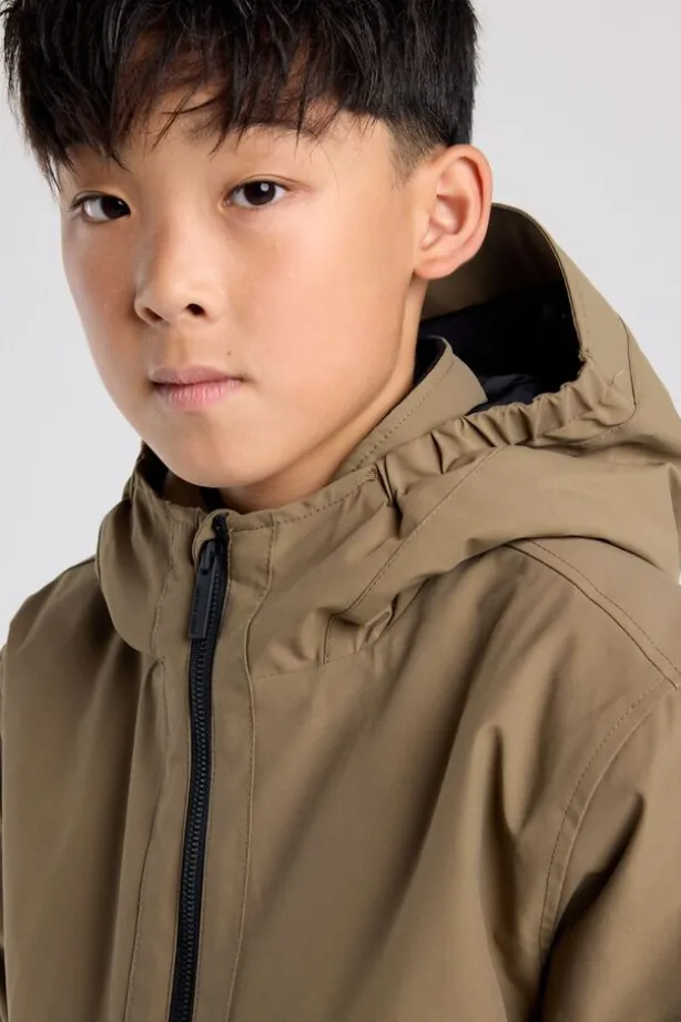 Jacket Jeffe Jr gevoerde bomber jacket met capuchon