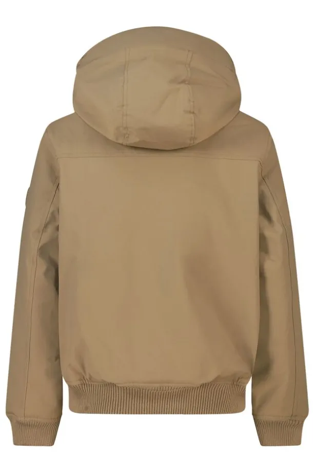 Jacket Jeffe Jr gevoerde bomber jacket met capuchon