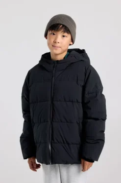 Jas Jacco Jr puffer jas met capuchon