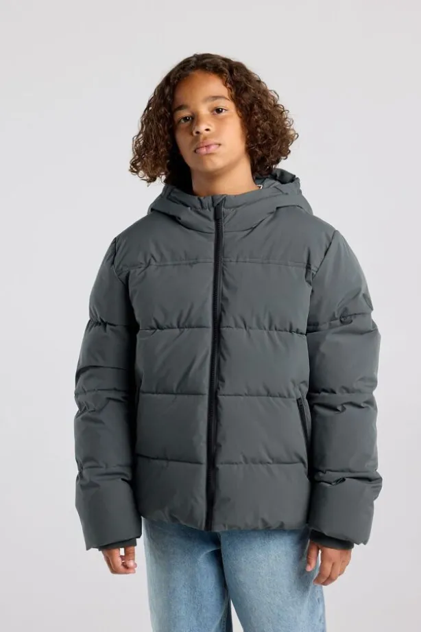 Jas Jacco Jr puffer jas met capuchon
