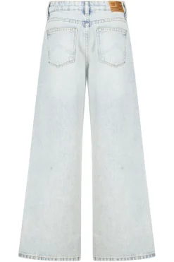 Jeans Carolina Jr wide leg jeans met side plecket