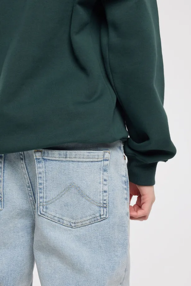Jeans Dexter Jr straight fit jeans met rits en elastische tailleband